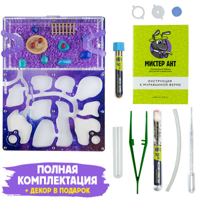 Комплект муравьиной фермы Медиум "Космос"